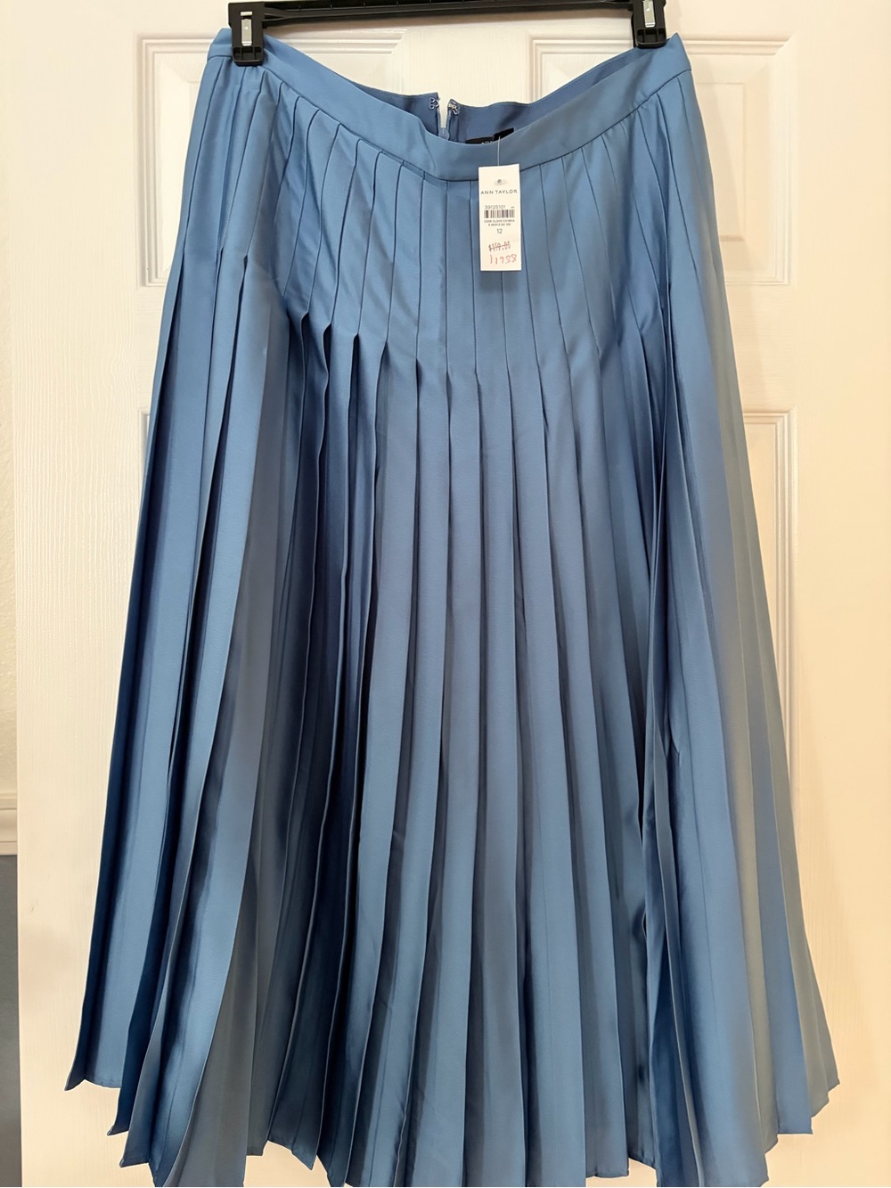 Pleated Midi Skirt Ann Taylor